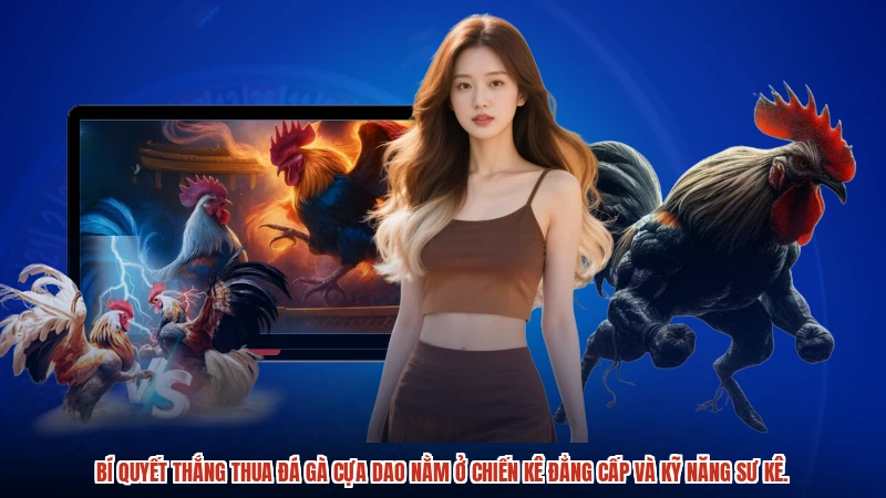 Bí quyết thắng thua đá gà cựa dao nằm ở chiến kê đẳng cấp và kỹ năng sư kê.