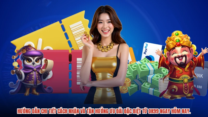 Hướng dẫn chi tiết cách nhận và tận hưởng ưu đãi đặc biệt từ OK99 ngay hôm nay.